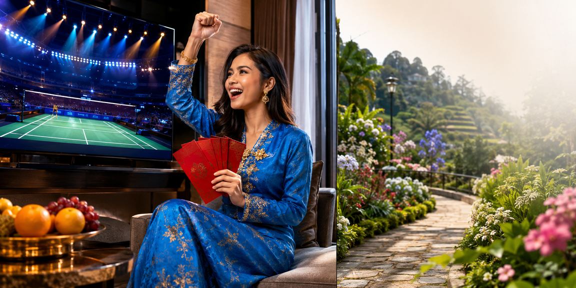 Pemain Malaysia menerima bonus sampul merah semasa sambutan perayaan di platform gw99